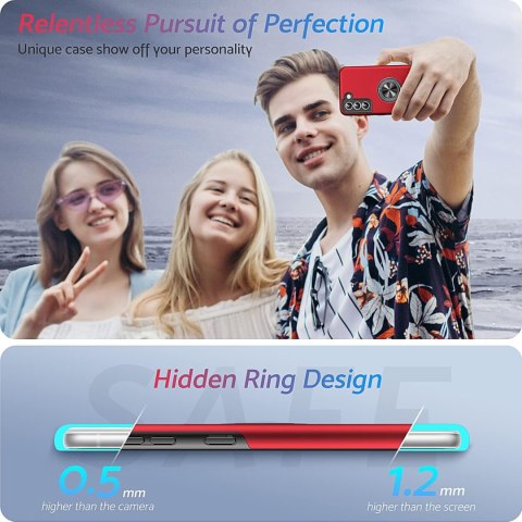 ETUI DO SAMSUNG GALAXY S22+ CZERWONY Z RINGIEM SATYNOWY SOLIDNY UCHWYT ETUI DO SAMSUNG GALAXY S22+ CZERWONY Z RINGIEM SATYNOWY SOLIDNY UCHWYT