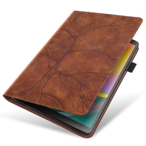 ETUI DO SAMSUNG GALAXY TAB A 10.1 2019 SM-T515 Z KLAPKĄ BRĄZOWY EKO SKÓRA ETUI DO SAMSUNG GALAXY TAB A 10.1 2019 SM-T515 Z KLAPKĄ BRĄZOWY EKO SKÓRA