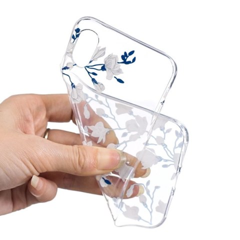 ETUI POKROWIEC XIAOMI MI 8 SE CASE SILIKON BEZBARWNE PLECKI WZÓR KWIATY ETUI POKROWIEC XIAOMI MI 8 SE CASE SILIKON BEZBARWNE PLECKI WZÓR KWIATY