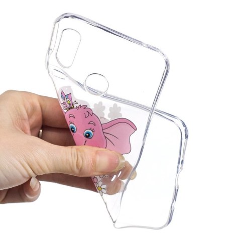 ETUI POKROWIEC XIAOMI MI 8 SE CASE SILIKON BEZBARWNE PLECKI WZÓR SŁONIK ETUI POKROWIEC XIAOMI MI 8 SE CASE SILIKON BEZBARWNE PLECKI WZÓR SŁONIK