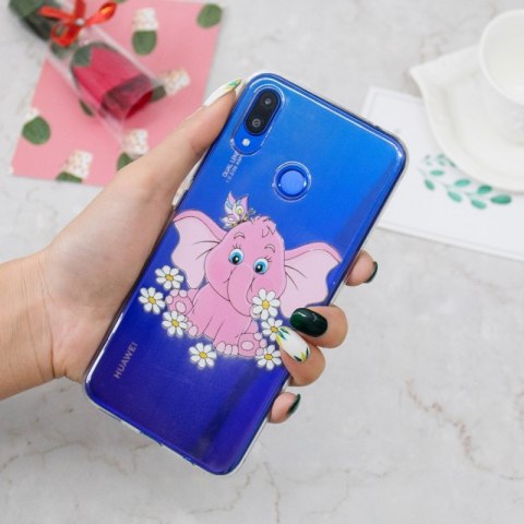 ETUI POKROWIEC XIAOMI MI 8 SE CASE SILIKON BEZBARWNE PLECKI WZÓR SŁONIK ETUI POKROWIEC XIAOMI MI 8 SE CASE SILIKON BEZBARWNE PLECKI WZÓR SŁONIK