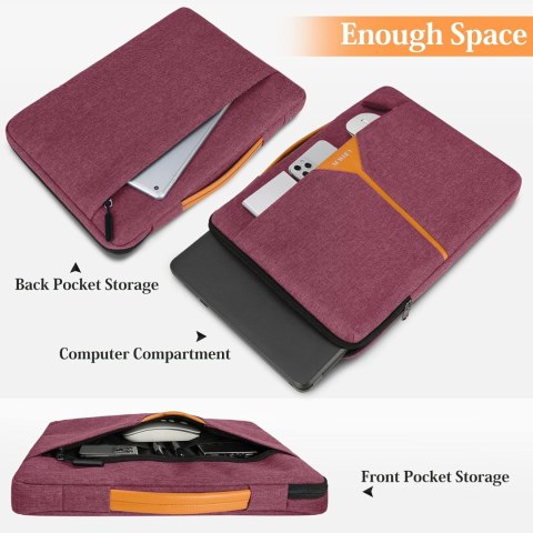 ETUI POKROWIEC NA LAPTOP TABLET NOTEBOOK CZERWONA DO 15,6" POJEMNA ETUI POKROWIEC NA LAPTOP TABLET NOTEBOOK CZERWONA DO 15,6" POJEMNA