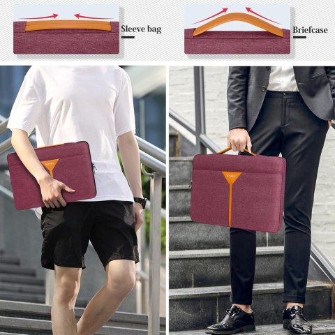 ETUI POKROWIEC NA LAPTOP TABLET NOTEBOOK CZERWONA DO 15,6" POJEMNA ETUI POKROWIEC NA LAPTOP TABLET NOTEBOOK CZERWONA DO 15,6" POJEMNA
