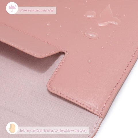 ETUI POKROWIEC NA LAPTOP TABLET NOTEBOOK RÓŻOWY 13,3-14" FUNKCJA PODSTAWKI