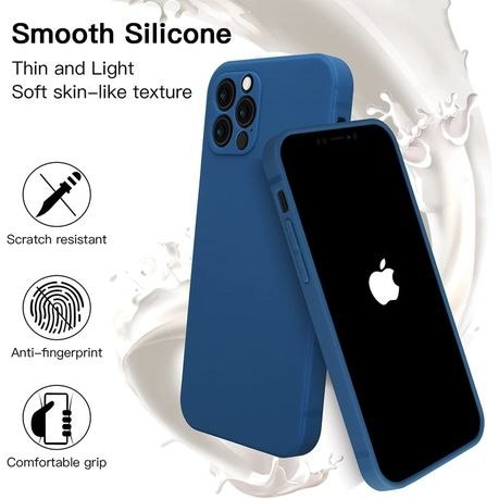 ETUI SILIKONOWE APPLE IPHONE 13 PRO MAX NIEBIESKI + 2x SZKŁO ETUI SILIKONOWE APPLE IPHONE 13 PRO MAX NIEBIESKI + 2x SZKŁO