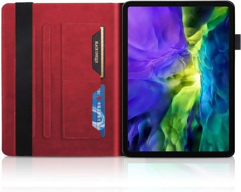 ETUI Z KLAPKĄ DO APPLE IPAD PRO 11 SKÓRA EKO CZERWONY CHRONIĄCY +RYSIK ETUI Z KLAPKĄ DO APPLE IPAD PRO 11 SKÓRA EKO CZERWONY CHRONIĄCY +RYSIK