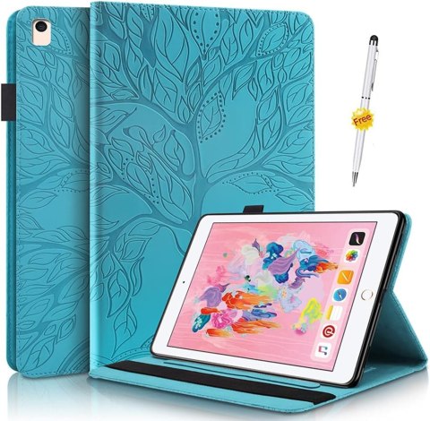 ETUI Z KLAPKĄ DO APPLE IPAD PRO 11 ZAMYKANY SKÓRA EKO TRWAŁY MORSKI +RYSIK ETUI Z KLAPKĄ DO APPLE IPAD PRO 11 ZAMYKANY SKÓRA EKO TRWAŁY MORSKI +RYSIK