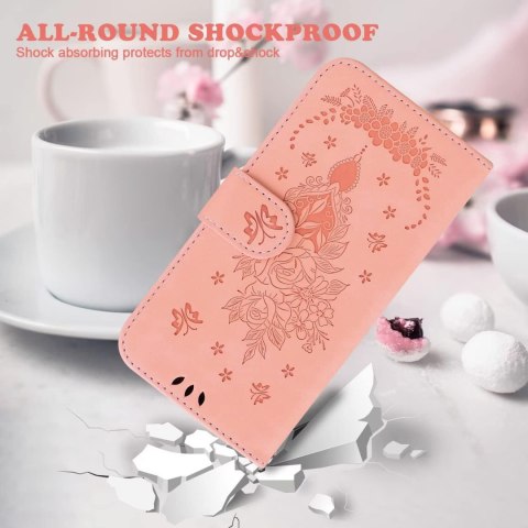 ETUI Z KLAPKĄ DO SAMSUNG GALAXY A53 PORTFEL EKO SKÓRA RÓŻOWY +SZNUREK ETUI Z KLAPKĄ DO SAMSUNG GALAXY A53 PORTFEL EKO SKÓRA RÓŻOWY +SZNUREK