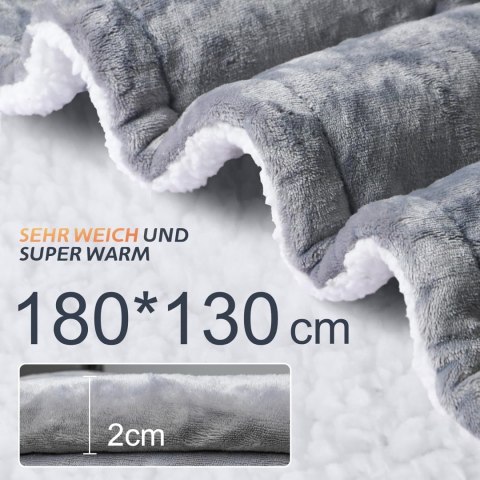 KOC ELEKTRYCZNY MATA GRZEWCZA REGULOWANY PILOT SZARY 135W 180x130 cm KOC ELEKTRYCZNY MATA GRZEWCZA REGULOWANY PILOT SZARY 135W 180x130 cm