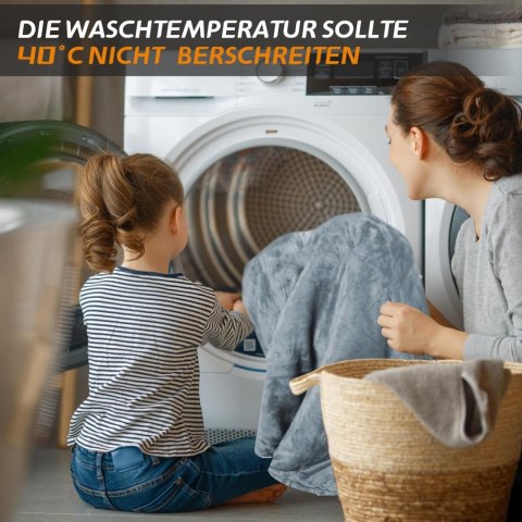KOC ELEKTRYCZNY MATA GRZEWCZA REGULOWANY PILOT SZARY 135W 180x130 cm KOC ELEKTRYCZNY MATA GRZEWCZA REGULOWANY PILOT SZARY 135W 180x130 cm