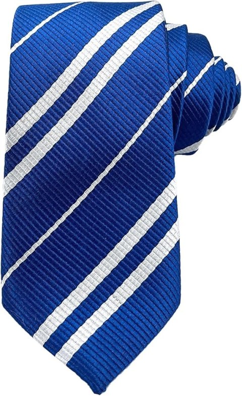 KRAWAT MĘSKI GRANATOWY W PASKI WĄSKI ELEGANCKI PRĄŻKOWANY KRAWAT MĘSKI GRANATOWY W PASKI WĄSKI ELEGANCKI PRĄŻKOWANY