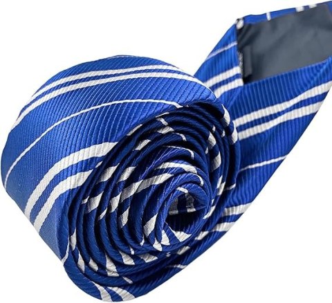 KRAWAT MĘSKI GRANATOWY W PASKI WĄSKI ELEGANCKI PRĄŻKOWANY KRAWAT MĘSKI GRANATOWY W PASKI WĄSKI ELEGANCKI PRĄŻKOWANY