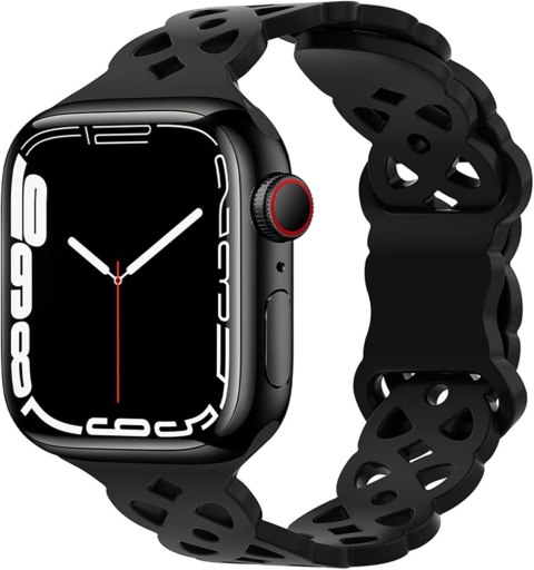 PASEK DO ZEGARKA APPLE WATCH 38/40/41 mm SE/9/8/7/6/5/4/3/2/1 CZARNY AŻUR PASEK DO ZEGARKA APPLE WATCH 38/40/41 mm SE/9/8/7/6/5/4/3/2/1 CZARNY AŻUR