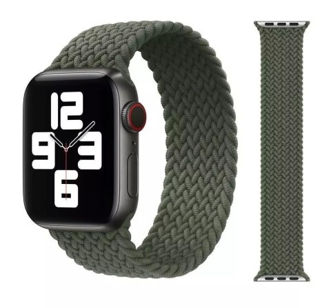 PASEK DO ZEGARKA APPLE WATCH 44/42 mm SE/9/8/7/6/5/4/3/2/1 ZIELONY PLECIONY PASEK DO ZEGARKA APPLE WATCH 44/42 mm SE/9/8/7/6/5/4/3/2/1 ZIELONY PLECIONY
