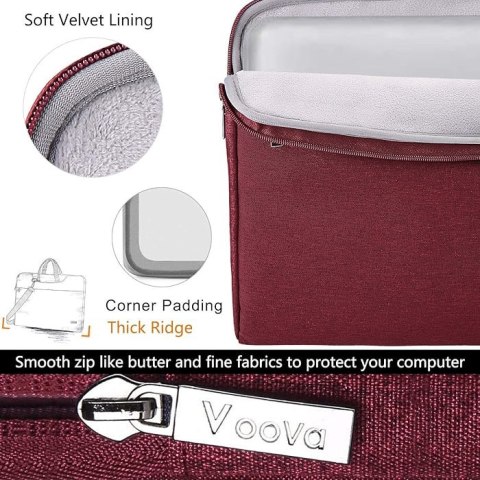 TORBA NA LAPTOPA POKROWIEC CZERWONY 15.6-16" ELEGANCKA +PASEK VOOVA TORBA NA LAPTOPA POKROWIEC CZERWONY 15.6-16" ELEGANCKA +PASEK VOOVA