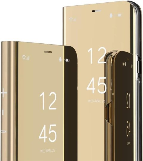 ZAMYKANE ETUI SAMSUNG GALAXY S10 CASE Z KLAPKĄ ZŁOTY LUSTRZANY WYTRZYMAŁY ZAMYKANE ETUI SAMSUNG GALAXY S10 CASE Z KLAPKĄ ZŁOTY LUSTRZANY WYTRZYMAŁY