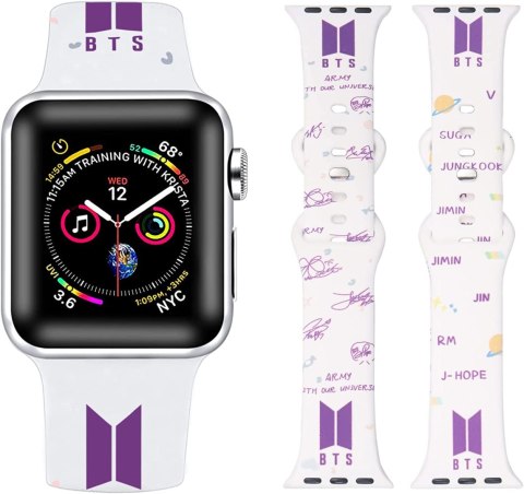 2x PASEK DO ZEGARKA APPLE WATCH 42/44/45 MM MIĘKKI SILIKON BIAŁY 2x PASEK DO ZEGARKA APPLE WATCH 42/44/45 MM MIĘKKI SILIKON BIAŁY