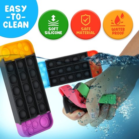 3x ZABAWKA POP-IT ANTYSTRESOWA GNIOTEK KONCENTRACJA ADHD SENSORYCZNA 3x ZABAWKA POP-IT ANTYSTRESOWA GNIOTEK KONCENTRACJA ADHD SENSORYCZNA