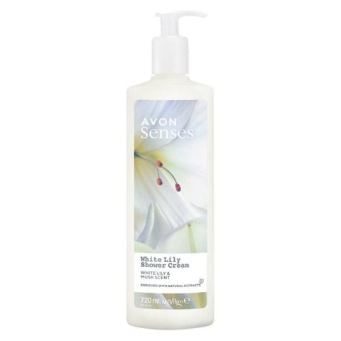 AVON KREMOWY ŻEL POD PRYSZNIC WHITE LILY BIAŁA LILIA PIŻMO 720ML AVON KREMOWY ŻEL POD PRYSZNIC WHITE LILY BIAŁA LILIA PIŻMO 720ML