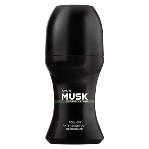 AVON MĘSKI ANTYPERSPIRANT MUSK METROPOLITANO W KULCE LIŚĆ CEDRU 50ML AVON MĘSKI ANTYPERSPIRANT MUSK METROPOLITANO W KULCE LIŚĆ CEDRU 50ML