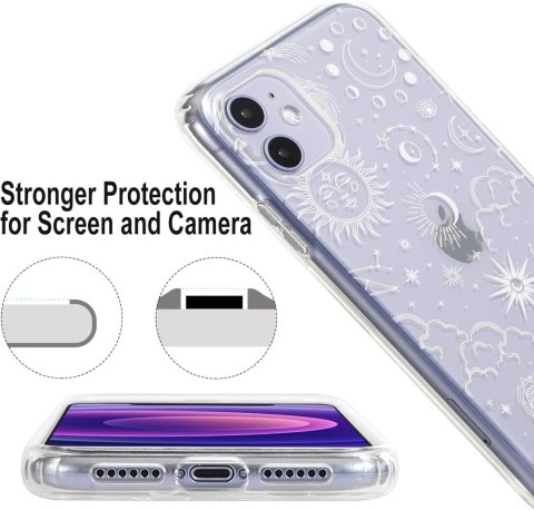 ETUI DO APPLE IPHONE 11 6.1" SOLIDNE SILIKONOWE BEZBARWNE PLECKI NIEBO ETUI DO APPLE IPHONE 11 6.1" SOLIDNE SILIKONOWE BEZBARWNE PLECKI NIEBO