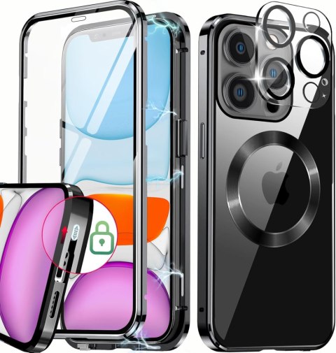 ETUI DO APPLE IPHONE 12 PRO 6.1" TWARDY CASE PRZÓD TYŁ 360 OCHRONA MAGSAFE ETUI DO APPLE IPHONE 12 PRO 6.1" TWARDY CASE PRZÓD TYŁ 360 OCHRONA MAGSAFE
