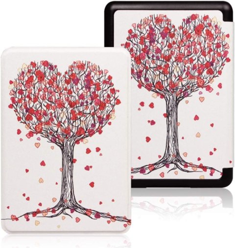 ETUI DO CZYTNIKA KSIĄŻEK KINDLE PAPERWHITE 4 BIAŁE ZAMYKANE Z KLAPKĄ DRZEWO ETUI DO CZYTNIKA KSIĄŻEK KINDLE PAPERWHITE 4 BIAŁE ZAMYKANE Z KLAPKĄ DRZEWO