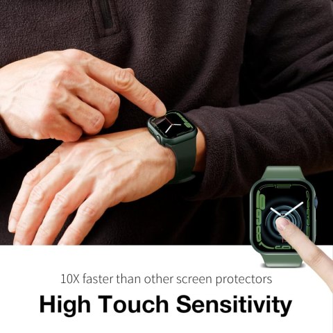 ETUI OCHRONNE NA ZEGAREK APPLE WATCH SERIES 7 41mm ZIELONE 2 SZTUKI SOLIDNE ETUI OCHRONNE NA ZEGAREK APPLE WATCH SERIES 7 41mm ZIELONE 2 SZTUKI SOLIDNE