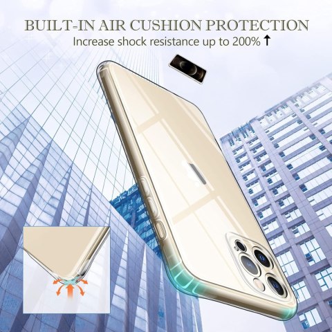 ETUI POKROWIEC APPLE IPHONE 12 PRO MAX BEZBARWNE PLECKI +2x SZKŁO HARTOWANE ETUI POKROWIEC APPLE IPHONE 12 PRO MAX BEZBARWNE PLECKI +2x SZKŁO HARTOWANE