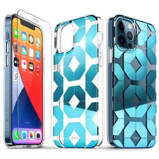ETUI POKROWIEC APPLE IPHONE 12/12 PRO 6.1" BEZBARWNE SOLIDNE PLECKI WZÓR