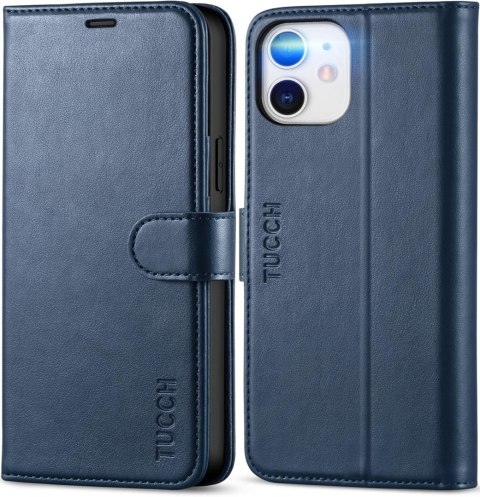 ETUI POKROWIEC APPLE IPHONE 12/12 PRO 6.1" NIEBIESKI ZAMYKANY Z KLAPKĄ CASE ETUI POKROWIEC APPLE IPHONE 12/12 PRO 6.1" NIEBIESKI ZAMYKANY Z KLAPKĄ CASE