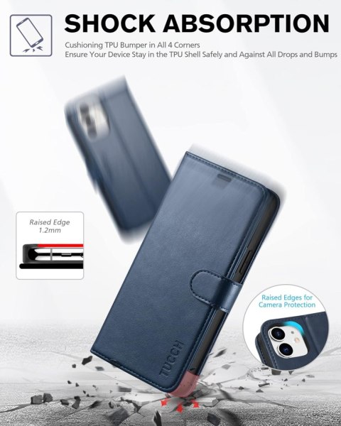 ETUI POKROWIEC APPLE IPHONE 12/12 PRO 6.1" NIEBIESKI ZAMYKANY Z KLAPKĄ CASE ETUI POKROWIEC APPLE IPHONE 12/12 PRO 6.1" NIEBIESKI ZAMYKANY Z KLAPKĄ CASE