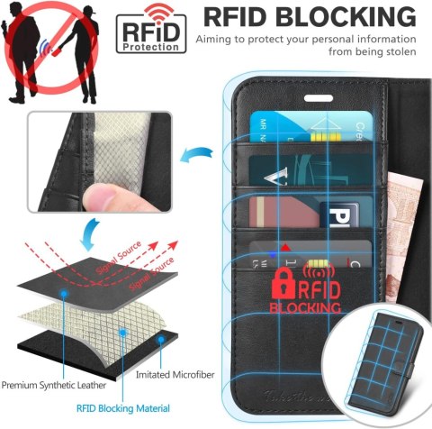 ETUI POKROWIEC DO APPLE IPHONE 12 PRO MAX EKOSKÓRA CZARNY ZAMYKANY Z KLAPKĄ ETUI POKROWIEC DO APPLE IPHONE 12 PRO MAX EKOSKÓRA CZARNY ZAMYKANY Z KLAPKĄ