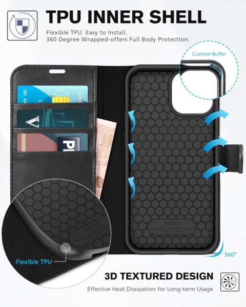 ETUI POKROWIEC DO APPLE IPHONE 13 6.1" EKOSKÓRA CZARNY ZAMYKANY Z KLAPKĄ ETUI POKROWIEC DO APPLE IPHONE 13 6.1" EKOSKÓRA CZARNY ZAMYKANY Z KLAPKĄ