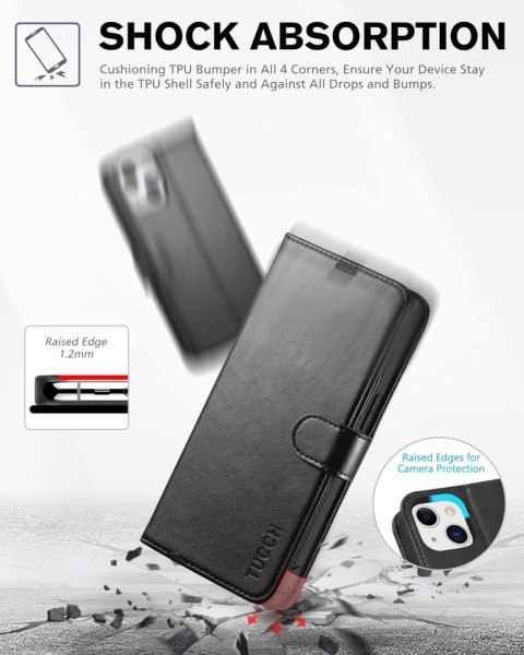 ETUI POKROWIEC DO APPLE IPHONE 13 6.1" EKOSKÓRA CZARNY ZAMYKANY Z KLAPKĄ ETUI POKROWIEC DO APPLE IPHONE 13 6.1" EKOSKÓRA CZARNY ZAMYKANY Z KLAPKĄ