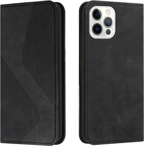 ETUI POKROWIEC DO APPLE IPHONE 13 PRO CZARNE SOLIDNE ZAMYKANEZ KLAPKĄ CASE ETUI POKROWIEC DO APPLE IPHONE 13 PRO CZARNE SOLIDNE ZAMYKANEZ KLAPKĄ CASE