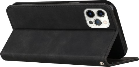 ETUI POKROWIEC DO APPLE IPHONE 13 PRO CZARNE SOLIDNE ZAMYKANEZ KLAPKĄ CASE ETUI POKROWIEC DO APPLE IPHONE 13 PRO CZARNE SOLIDNE ZAMYKANEZ KLAPKĄ CASE