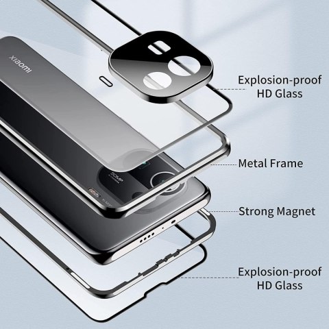 ETUI POKROWIEC DO XIAOMI MI 11 PRO SOLIDNA CZARNA RAMKA BUMPER METAL ETUI POKROWIEC DO XIAOMI MI 11 PRO SOLIDNA CZARNA RAMKA BUMPER METAL