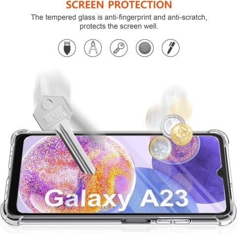 ETUI POKROWIEC DO SAMSUNG GALAXY A23 5G/4G CASE PLECKI +3x SZKŁO HARTOWANE ETUI POKROWIEC DO SAMSUNG GALAXY A23 5G/4G CASE PLECKI +3x SZKŁO HARTOWANE