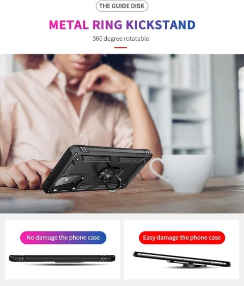 ETUI POKROWIEC DO SAMSUNG GALAXY A72 5G/4G CZARNE SOLIDNE PLECKI +RING ETUI POKROWIEC DO SAMSUNG GALAXY A72 5G/4G CZARNE SOLIDNE PLECKI +RING