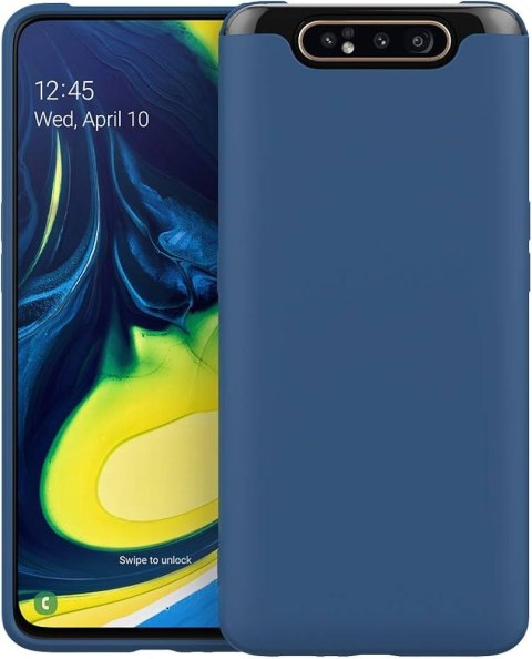 ETUI POKROWIEC DO SAMSUNG GALAXY A80 CASE GRANATOWE SILIKONOWE PLECKI ETUI POKROWIEC DO SAMSUNG GALAXY A80 CASE GRANATOWE SILIKONOWE PLECKI