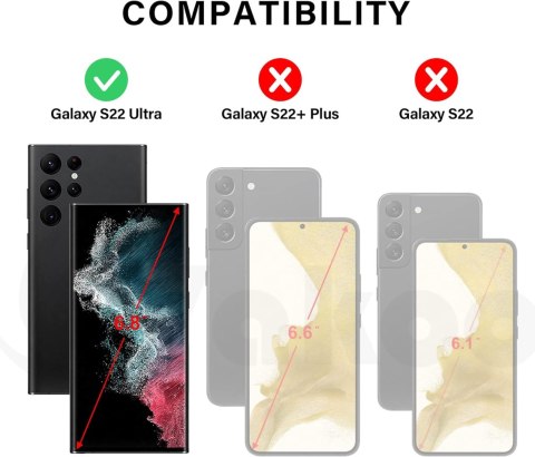 ETUI POKROWIEC DO SAMSUNG GALAXY S22 ULTRA 5G CZARNY ZAMYKANY Z KLAPKĄ ETUI POKROWIEC DO SAMSUNG GALAXY S22 ULTRA 5G CZARNY ZAMYKANY Z KLAPKĄ