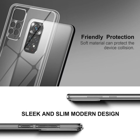 ETUI POKROWIEC XIAOMI REDMI NOTE 11/NOTE 11S 4G BEZBARWNE PLECKI +3x SZKŁO ETUI POKROWIEC XIAOMI REDMI NOTE 11/NOTE 11S 4G BEZBARWNE PLECKI +3x SZKŁO