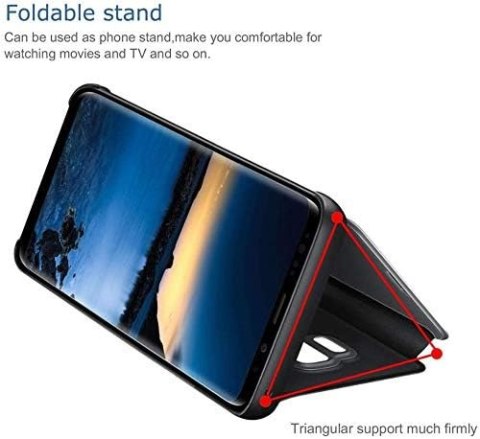 ETUI POKROWIEC SAMSUNG GALAXY A12 ZAMYKANY Z KLAPKĄ CASE LUSTRO NIEBIESKIE ETUI POKROWIEC SAMSUNG GALAXY A12 ZAMYKANY Z KLAPKĄ CASE LUSTRO NIEBIESKIE
