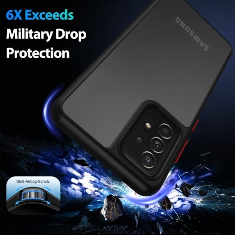 ETUI POKROWIEC SAMSUNG GALAXY A53 TWARDE PLECKI PRZEZROCZYSTE CZARNA RAMKA ETUI POKROWIEC SAMSUNG GALAXY A53 TWARDE PLECKI PRZEZROCZYSTE CZARNA RAMKA