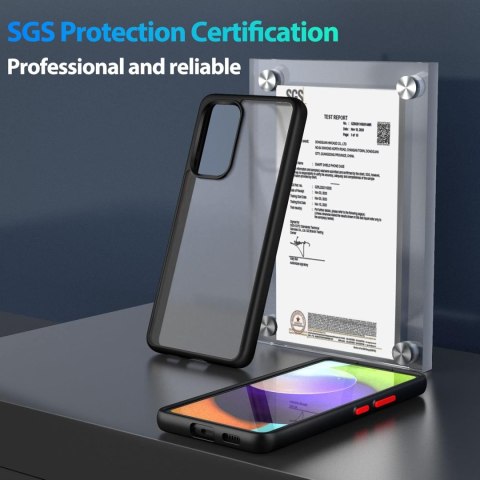 ETUI POKROWIEC SAMSUNG GALAXY A53 TWARDE PLECKI PRZEZROCZYSTE CZARNA RAMKA ETUI POKROWIEC SAMSUNG GALAXY A53 TWARDE PLECKI PRZEZROCZYSTE CZARNA RAMKA