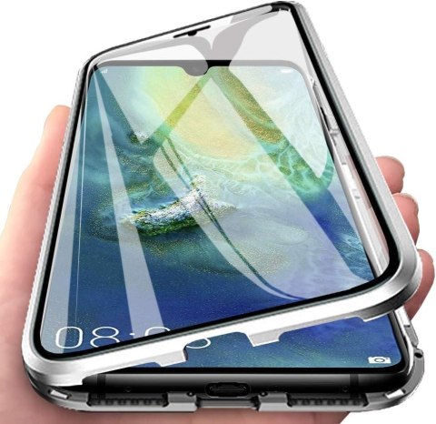 ETUI PRZESZKLONE SAMSUNG GALAXY A12/GALAXY M12 6.50" SREBRNA RAMKA ETUI PRZESZKLONE SAMSUNG GALAXY A12/GALAXY M12 6.50" SREBRNA RAMKA