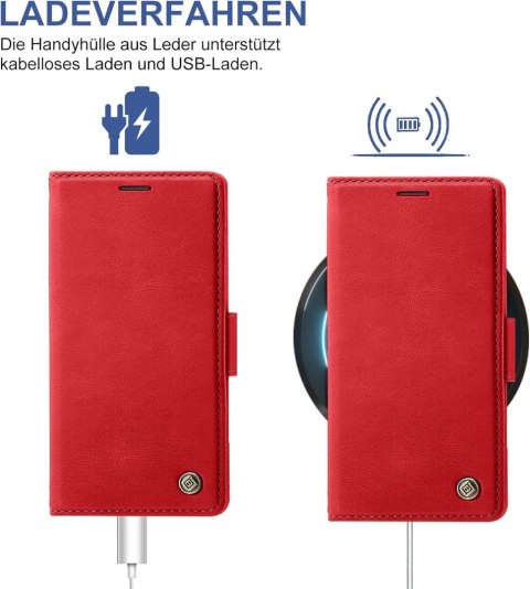 ETUI SAMSUNG GALAXY A13 5G CZERWONY ZAMYKANY Z KLAPKĄ +2x SZKŁO HARTOWANE ETUI SAMSUNG GALAXY A13 5G CZERWONY ZAMYKANY Z KLAPKĄ +2x SZKŁO HARTOWANE