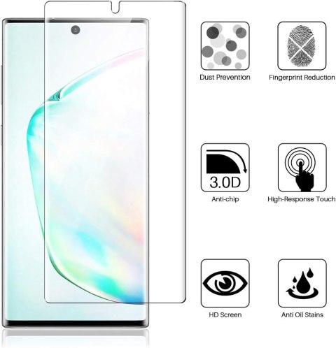 FOLIA OCHRONNA DO SAMSUNG GALAXY NOTE 10 LITE SOLIDNE WYTRZYMAŁE 3 SZTUKI FOLIA OCHRONNA DO SAMSUNG GALAXY NOTE 10 LITE SOLIDNE WYTRZYMAŁE 3 SZTUKI