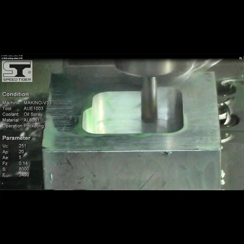 FREZ WALCOWO-CZOŁOWY DO ALUMINIUM TYPU U Z WĘGLIKA SPIEKANEGO AUE0803 8mm